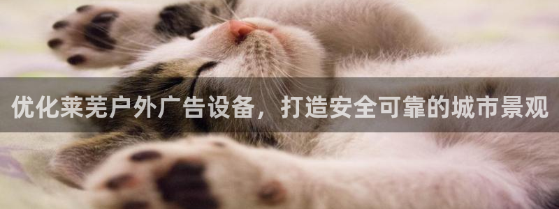 杏宇平台登录步骤：优化莱芜户外广告设备，打造安全可靠的城市景观