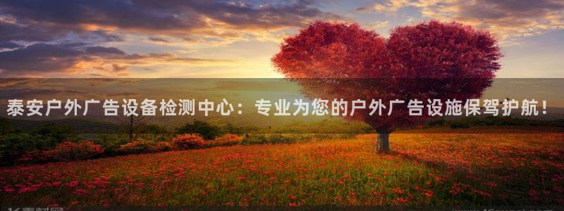 杏宇平台代理怎么赚钱快：泰安户外广告设备检测中心：专业为您的户外广告设施保驾护航！