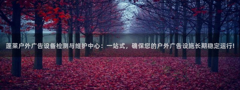 杏宇平台好吗：蓬莱户外广告设备检测与维护中心：一站式，确保您的户外广告设施长期稳定运行!