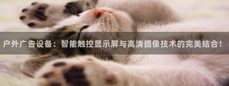 杏宇平台注册登录：户外广告设备：智能触控