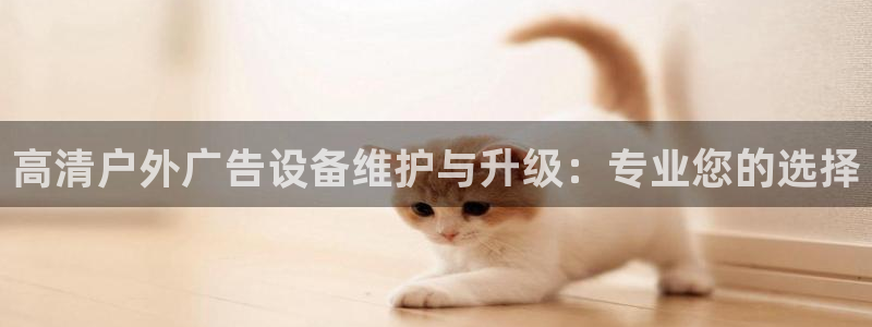 杏宇官方平台官网下载：高清户外广告设备维护与升级：专业您的选择