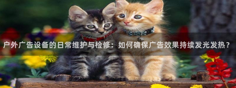 杏宇平台开户：户外广告设备的日常维护与检
