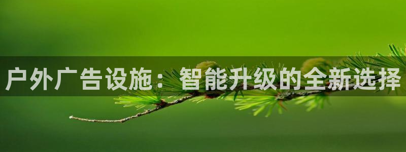 杏宇平台代理多少钱：户外广告设施：智能升级的全新选择