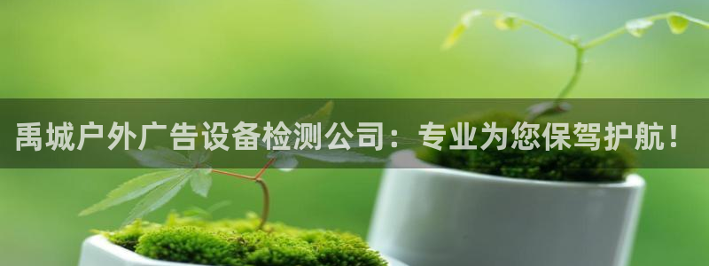 杏宇平台招商：禹城户外广告设备检测公司：专业为您保驾护航！