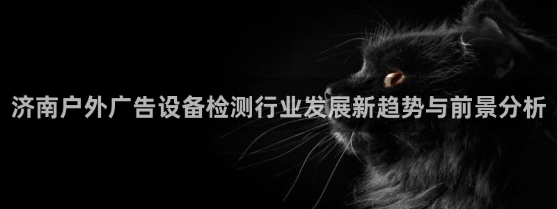 杏宇平台总代理是谁：济南户外广告设备检测行业发展新趋势与前景分析